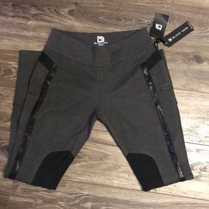 Blanc noir charcoal and black Moto leggings medium